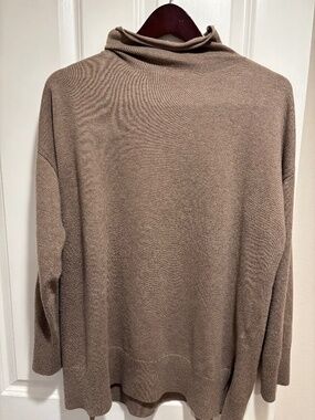 Chelsea, XXL, light brown sweater, viscose/nylcon/polyester/cashmere blend